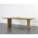 Kalla 96 X 44 inch Rustic Oak Dining Table